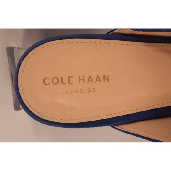 Cole Haan Women's Blue Suede‎ Pointed-Toe Mules Size 9 - Picture 9 of 10